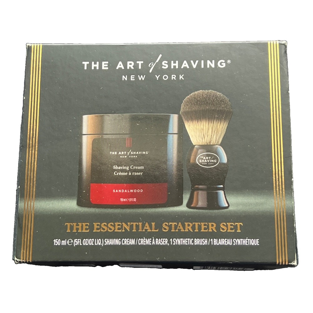 The Art of Shaving Iconic Duo Kit Prevents Shaving Burn Perfect Sandalwood New